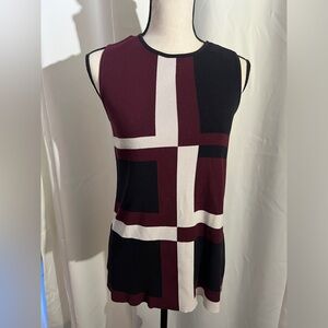 Color blocked Alfani professional tank top